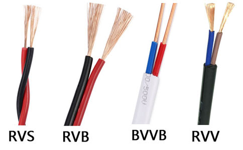 RVS與RVB、BVVB、<a href='http://www.sdjkdfh.cn/rvvdianxian/' target='_blank'><u>RVV電線</u></a>